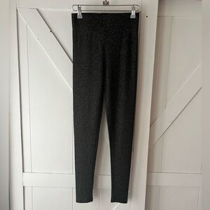 Forever 21 NWT Black with Gold Sparkle Leggings